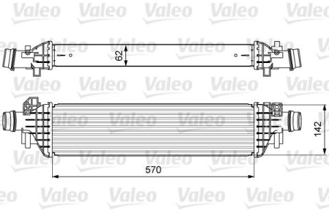 Turbo Radyatörü Intercool Mokka 12- 1.6 1.7 A-B-D16Dth-Dtn-Dtu-A17Dts