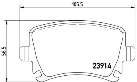 ARKA BALATA PASSAT-CC-CADDY-GOLF5-GOLF6-JETTA-A3-A6-LEON-OCTAVIA-SUPERB 04 GDB1622