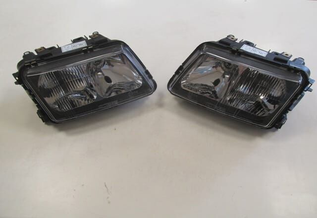 Audı A3- 97/00; Modifiye Far Lambası Sağ/sol Set 2 Parça Elektrikli/manuel Siyah (h7/h1)(tyc)