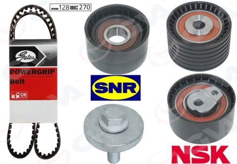 EKSANTRİK GERGİ KİTİ 128x270 LAGUNA 98-01 -MEGANE 99 -SCENIC 00-03 -ESPACE III 1.8-2.0 16V