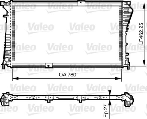 Radyatör Vıvaro 06 Trafıc Iı06 2.5Cdtı G9U.6.30 Ac Klimasız Mek 780X462.25X27
