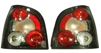 Volkswagen Polo- 5- 02/05; Modifiye Stop Lambası Sağ/sol Set 2 Parça Siyah/kırmızı/kırmızı/beyaz - -
