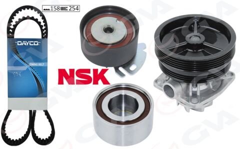 DEVİRDAİMLİ EKSANTRİK GERGİ KİTİ 158x254 BRAVA 95-01 -DOBLO 01- -PALIO-ALBEA 96- -MAREA 97-02 1.6