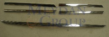 - - Mercedes Ml Class- W163- 98/05; Ön Panjur Çıtası Nikelajlı Set (5 Parça)