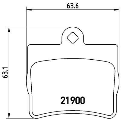 Fren Balatası Arka Mercedes C-Class W202 94 00