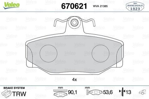 Arka Balata Volvo V70 2.0T 2.3 2.5 97-3.00 Xc70 2.4T 97-9.02 S70 98-99 740 760 780 940 S90 V90