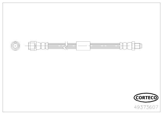 Fren Hortumu Arka Mercedes W212 S212 C218 X218