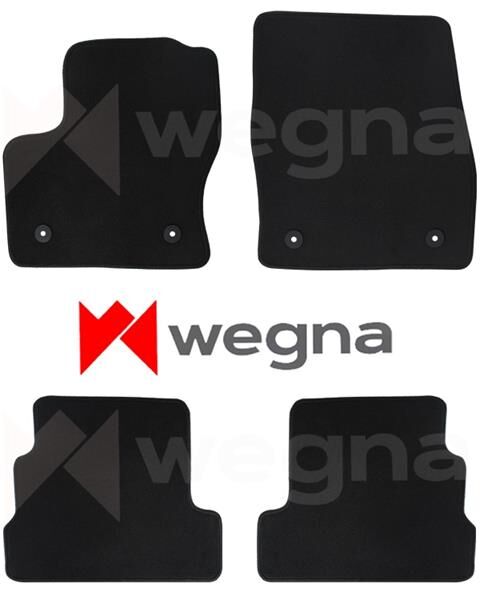 Halı Paspas Siyah Ford Kuga 2012-2019