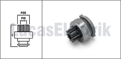 MARS DISLISI MOTOCRAFT TIP 10 DIS FORD FOCUS 15824 / 1006209824