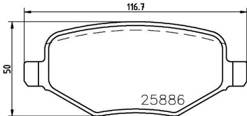 Arka Disk Fren Balatası Ford Explorer 3.5 01/11