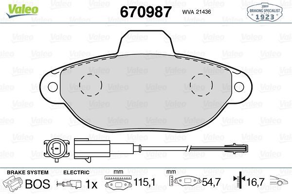 Ön Balata Fişli Fıat Panda 1.2 09 Panda 1.4 10 500 1.2 11/08 Ford Ka 1.2 2.09