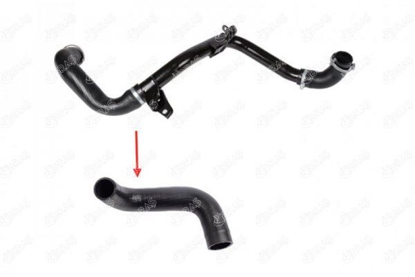 Turbo Intercoll Hortumu Metal Boru Harıc Focus Iı 04 11 C Max 1.6Tdcı 90Ps-110Ps Volvo C30 06 12 S40 Iı 06 12 V50 05 12 1.6D D4164T Buyuk Hortum