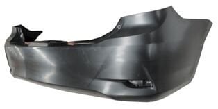 52159-12941 - Toyota Corolla- E150- 10/13; Arka Tampon Siyah (Reflektör Delikli (Sensör Deliksiz) (My)
