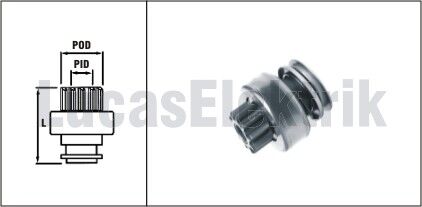 MARŞ DİŞLİSİ PARTNER-BERLINGO-P206-P308-P307-C4-P2008-P3008-P5008 2.0 HDI R9-R19 MGN-LGN-CLIO 1006209812
