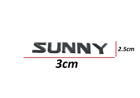Nıssan Yazı Sunny 90-94 Arka (Sunny Yazısı)