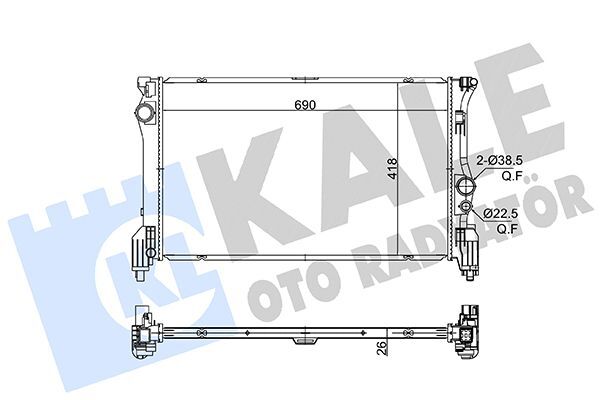 Motor Su Radyatoru Mercedes Vıto W447 14