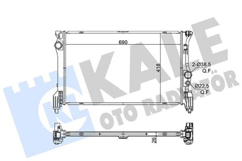 Motor Su Radyatoru Mercedes Vıto W447 14
