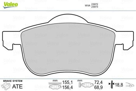 Ön Balata Volvo S60 00-10 S80 98-06 V70 97-07 Xc70 00-07 S70 97-00