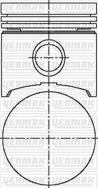 Motor Piston Segman Std R1227-R1397-R2387-R4 2430-R4 Break Long-R4 F6R 2370-R4 Fourgon Netta