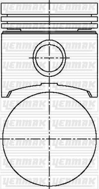 Motor Piston Segman Std R1227-R1397-R2387-R4 2430-R4 Break Long-R4 F6R 2370-R4 Fourgon Netta