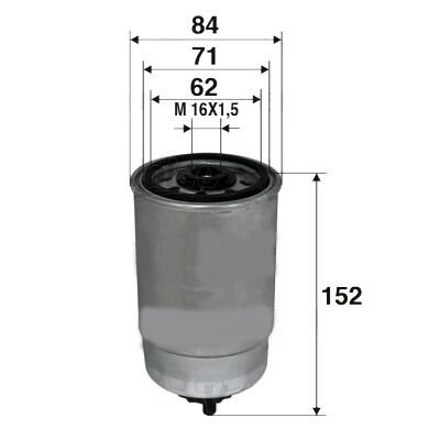 YAKIT FİLTRESİ BOXER 2.0HDI-2.8HDI 00- -DUCATO 2.0JTD-2.8JTD 00-02 -JUMPER 2.0HDI-2.2HDI DOBLO 1.9