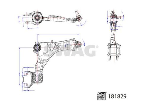 Salıncak On Sag Alt Dıscovery Sport L550 Range Rover Evoque L538