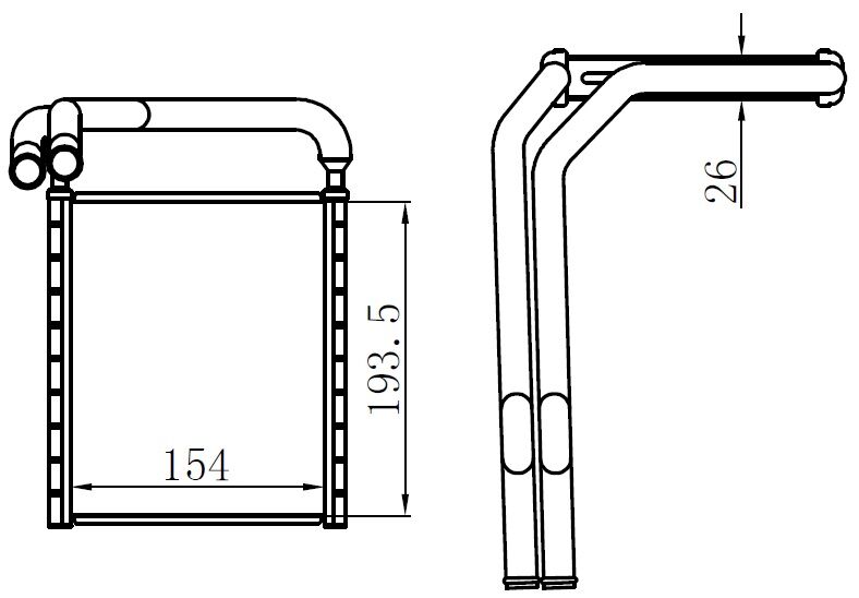 Kalorifer Brazing Radyator 154X204X26 Accent Blue 12 Geniş Tip