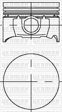 Pıston Segman Std 8060Mm Mondeo Iı Zh 18 16V Zetec 103Ps -113Ps 95 99