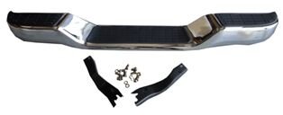 52105-35320 - Ford Ranger- Pıck Up- 98/07; Arka Tampon Nikelajlı (Altı Oval)(Bağlantı Braketleri İle) (Fpı)