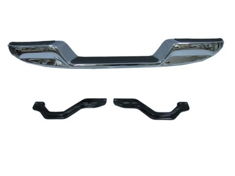 52105-35180 - Toyota Hılux- Pıck Up Ln145- 98/01; Arka Tampon Nikelajlı Altı Bombeli (Bağlantı Braketleri İle)