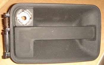 1472002899 - Peugeot Expert- 96/04; Bagaj Kapağı Dış Açma Kolu (Pütürlü Siyah) (Hushan)