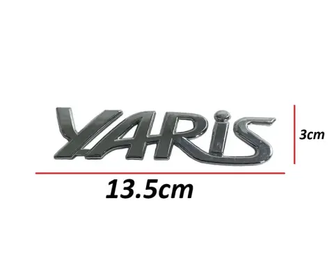 Toyota Yazı Yaris 06-18 Arka (Yaris Yazısı)