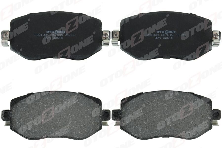 ÖN FREN BALATASI RENAULT MEGANE IV 15 TÜM MOTOR TİPLERİ G:129MM Y:58.4 MM K:18MM