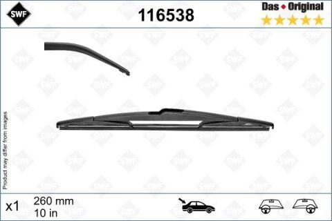 Sılecek Supurgesı Arka 260Mm Mercedes B-Class W246 11 18 . Renault Captur 20 Swf
