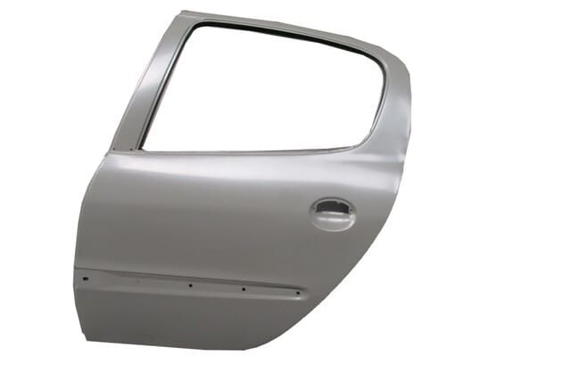 Peugeot 206- Sd- 07/11; Arka Kapı Komple Sol Gri Boyalı (tw) - 9006.78