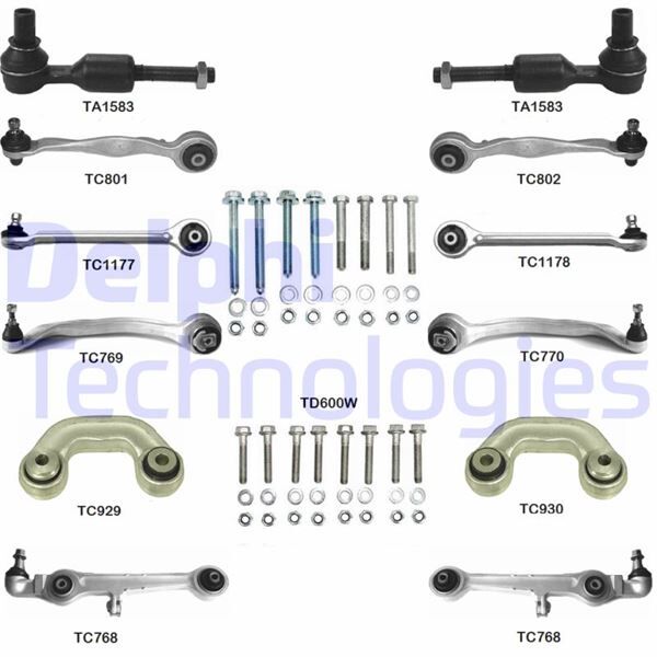 Salıncak Ön Takım Seti Komple Vw Passat Iv 96-00 Passat V 3B3 00-05 A4 8E2.B6 00-04