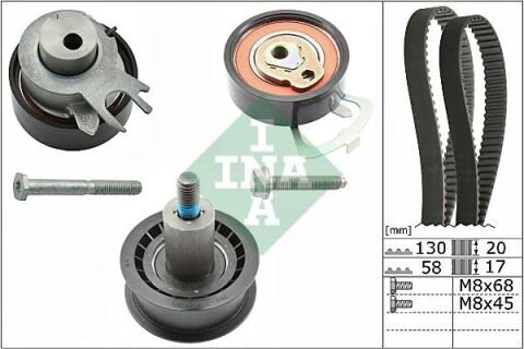 Eksantrik Gergi Kiti Golf-Bora-Caddyıı-Iıı-Golf Iv-Polo-Octavıa 1.4-1.6 16V Afy-Afk 5Parça