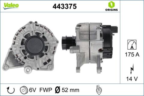 Alternator 14V 175A Mercedes W204 W205 W212 W213 C253 R172 W447