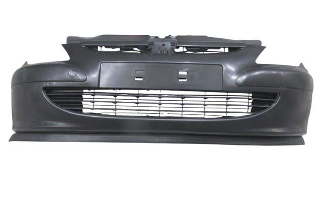 (yeni Ürün!!!)peugeot 307- 01/05; Ön Tampon Siyah/panjurlu Komple/ Bandlı/karlıklı/çeki Kapaklı (tw) - 7401.T4