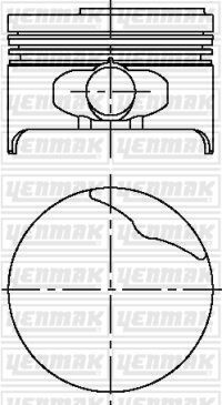 Motor Piston Segman Mgn 1600 8 V 1/2 79.50 Çap Std