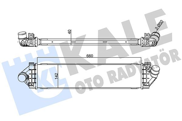 Turbo Intercooler Radyatoru Mondeo Iv 07 14 S Max Galaxy 06 15 1.8Tdcı 2.0Tdcı Kuga 2.0Tdcı 10 12 Volvo S80 Iı S60 V70 Iıı 1.6Drvıe 2.0Tdı 10