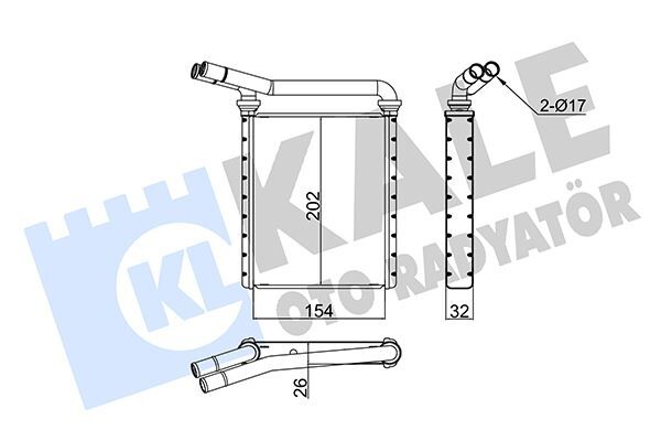 Kalorifer Radyatörü Toyota Aurıs. Corolla 1.4L Nde150 Nde180 07- 1.6L Zre151 Zre181 Zre185 07- 1.3 3L Nre180 12- / Avensıs Zrt270 Azt270 Adt270 09- - Aleminyum