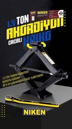 ARABA KRİKOSU CIRCIR KOLLU MAKAS TİPLİ / AKORDİYON