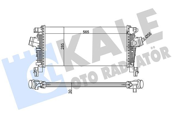 Turbo Radyatörü Intercooler Astra J-Cruze J305 Al/Pl/Brz 565X280X30