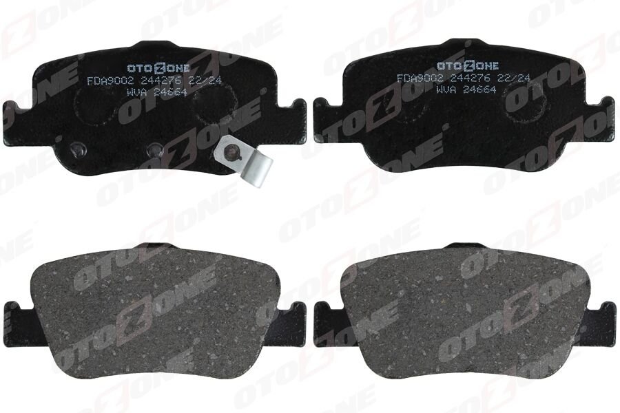 ARKA FREN BALATA TOYOTA AURIS. COROLLA 1.33L 1.6L 1NR-FE 1ZR-FAE NRE180 ZRE181 ZRE185 12- 1.4L 1ND-FTV D-4D NDE150 NDE180 07-
