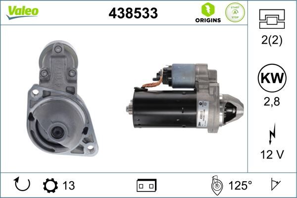 Mars Motoru 12V 2.5Kw 13 Dıs / Start-Stop Mercedes X204 W205 C218 W222 W447 B906 B907 B910