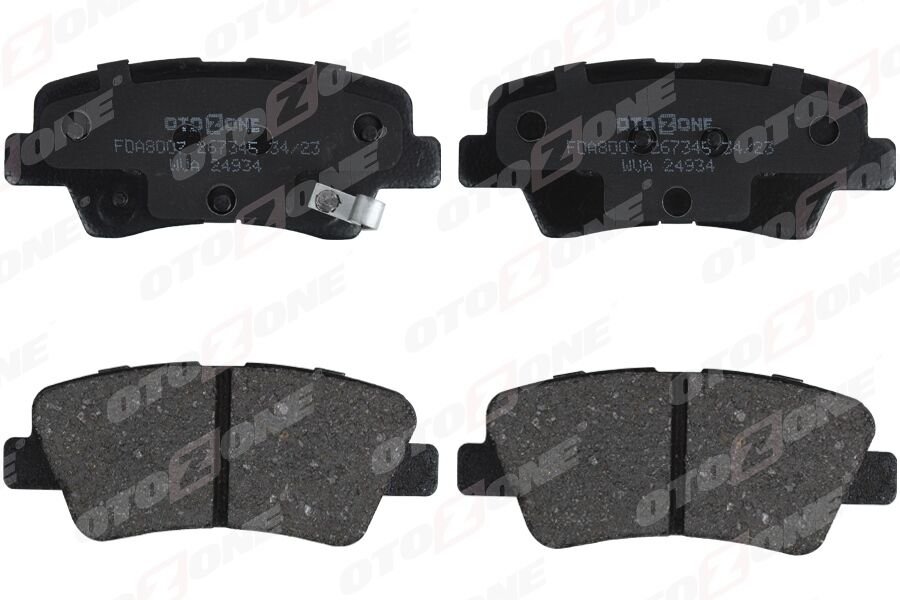 ARKA FREN BALATA HYUNDAI i20 1.2L G4LA 15-20 1.4L G4LC 15-18 1.4L D4FC CRDi 15-18 / ELANTRA 1.6L D4FB G4FG 16- / KIA SOUL 1.6L D4FB 14- / SPORTAGE 1.6L G4FD G4FJ T-GDI 15- 1.6L D4FE 18- delikli