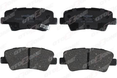 ARKA FREN BALATA HYUNDAI i20 1.2L G4LA 15-20 1.4L G4LC 15-18 1.4L D4FC CRDi 15-18 / ELANTRA 1.6L D4FB G4FG 16- / KIA SOUL 1.6L D4FB 14- / SPORTAGE 1.6L G4FD G4FJ T-GDI 15- 1.6L D4FE 18- delikli