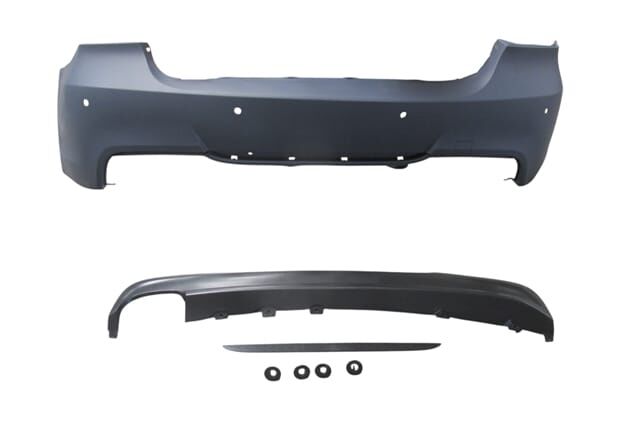 Bmw 3 Serı- E90- 05/11; Arka Tampon Astarlı (sensör Delikli/karlıklı/tek Egzoslu/çek.kapaklı) M-tech - A51128041139S1
