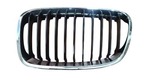 Bmw 1 Serı- F20- 12/15; Ön Panjur Sol (nikelaj Çerçeveli) (iç Petekleri Siyah) (tyg) - 51137239021